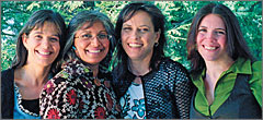 Four women from EnlightenNext